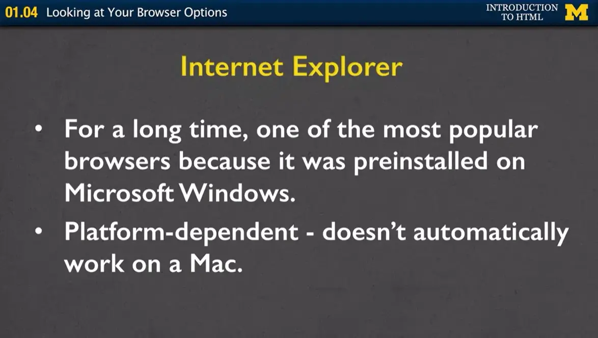 Internet Explorer.