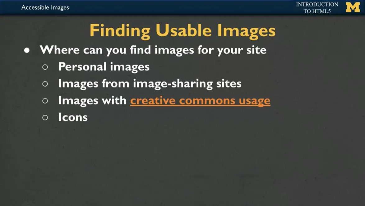 Finding Usable Images.