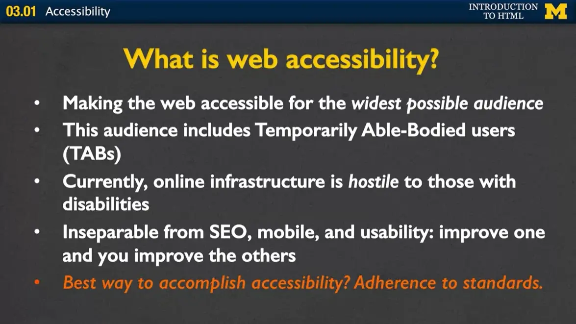 What is Web Accessibility?