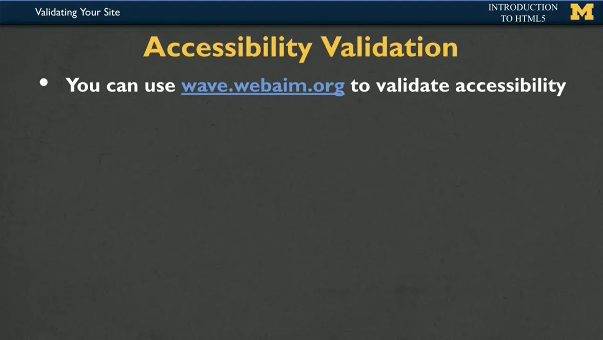 wave.webaim.org - Accessibility Validation.