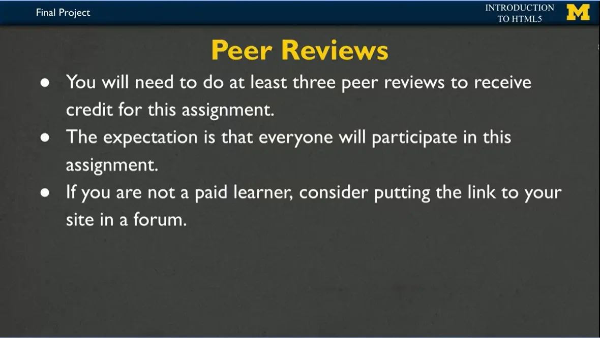 Peer Reviews.